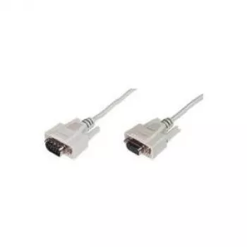 Delock RS-232 seriālais kabelis D-Sub9 tēviņš uz mātīti 3 m bēšs 84289