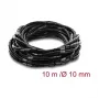 Delock Spirālveida kabeļu aptinums 10 mm diametrs 10 m melns
