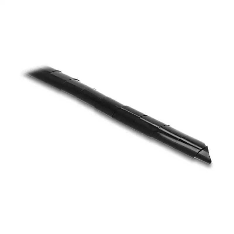 Delock spirālveida kabeļu aptinums 15 mm diametrs 10 m melns