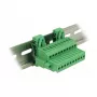 DELOCK spaiļu bloka komplekts DIN sliedei 10 kontakti ar skrūvju fiksāciju