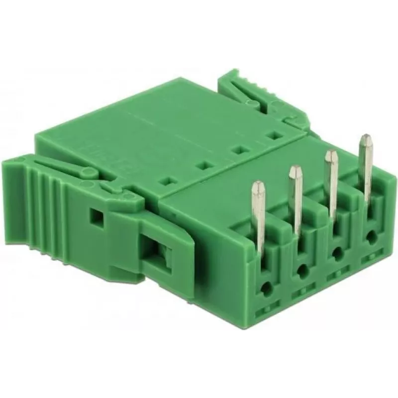 Delock spaiļu bloka komplekts PCB 4 kontakti 3,81 mm solis horizontāls (65954)