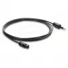 Delock TOSLINK kabelis Mini TOSLINK 3.5 mm ligzda uz TOSLINK ligzdu, Ø 2.2 mm, 1.5 m, melns