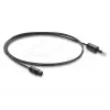 Delock TOSLINK kabelis Mini TOSLINK 3.5 mm spraudnis uz TOSLINK spraudni, Ø 2.2 mm, 1 m, melns