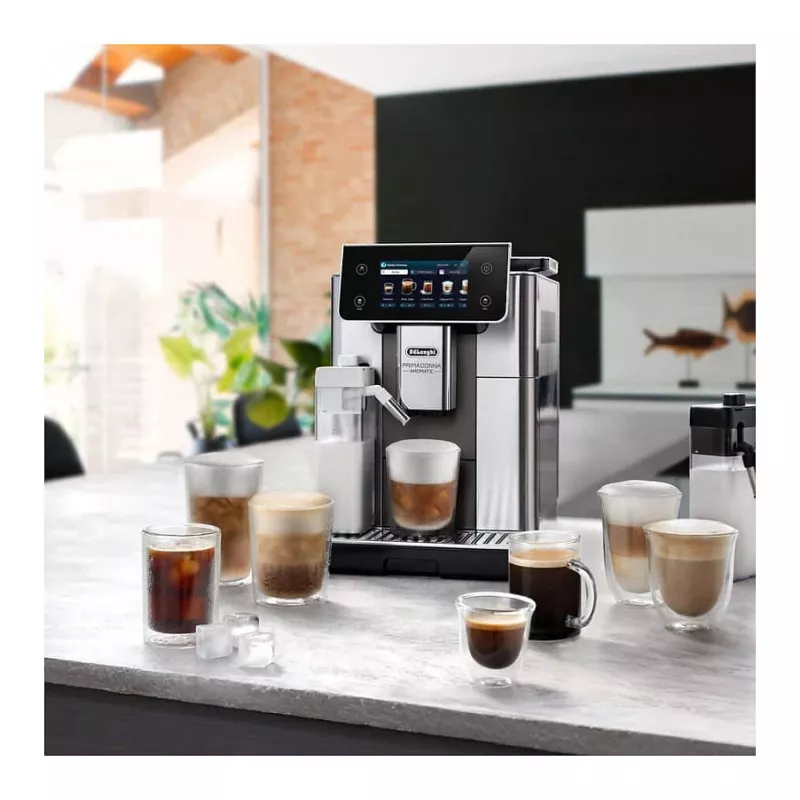 Delonghi ECAM630.75.TM PrimaDonna Aromatic kafijas automāts ar dzirnaviņām