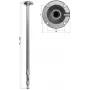 DELTA BR-60X120 Teleskopiskais griestu stiprinājums CCTV kamerām, 710–1220 mm, balts