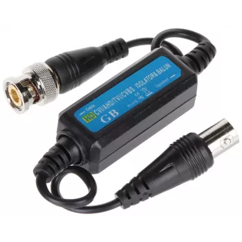 DELTA D-SEP/HD video zemējuma cilpas izolators AHD/HD-CVI/HD-TVI/CVBS, BNC, 75 omi, 4K