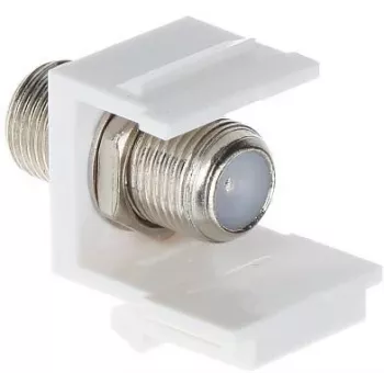 DELTA FX-F1 šķiedru optikas keystone modulis, SC Simplekss/LC Duplex adapteris, balts