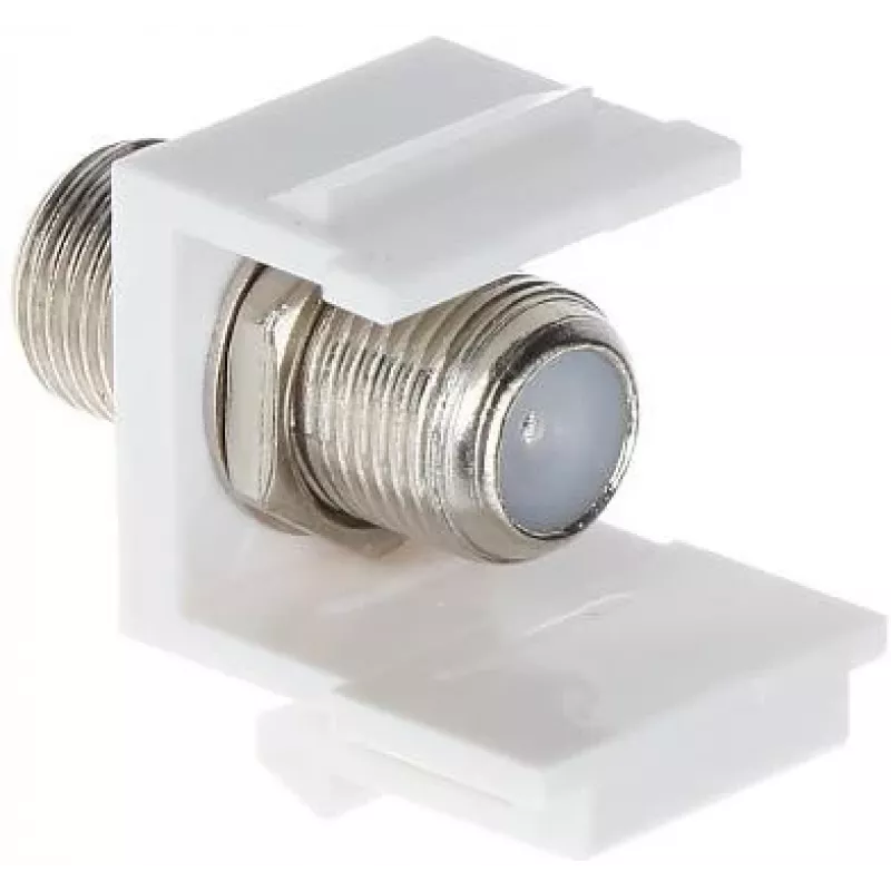 DELTA FX-F1 šķiedru optikas keystone modulis, SC Simplekss/LC Duplex adapteris, balts