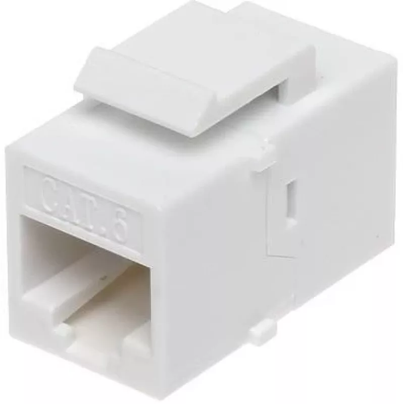 DELTA FX-RJ45-G/RJ45-G/6 ekranēts Cat6 keystone ligzda, bez instrumentiem, zelta kontakti