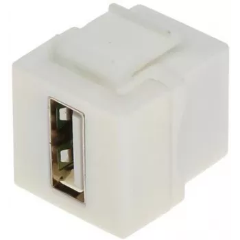 DELTA FX-USB/C USB-C sieviešu uz USB-C sieviešu Keystone Jack adapteris, USB 3.1 Gen 2 10Gbps, 100W PD, DisplayPort Alt Mode, melns