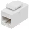 DELTA Keystone Module FX-RJ45-G/RJ45-G Cat.6 UTP RJ45 sievišķais uz RJ45 sievišķo savienotājs, pelēks