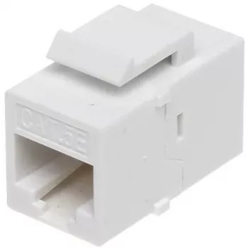 DELTA Keystone Module FX-RJ45-G/RJ45-G Cat.6 UTP RJ45 sievišķais uz RJ45 sievišķo savienotājs, pelēks