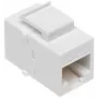 DELTA Keystone Module FX-RJ45-G/RJ45-G Cat.6 UTP RJ45 sievišķais uz RJ45 sievišķo savienotājs, pelēks