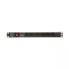 DELTA PD-6/R-SPD-1L Pagarinātājs ar pārsprieguma aizsardzību, 6 E tipa kontaktligzdas, 230V/10A, 1.5m kabelis, melns
