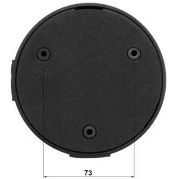 DELTA STG-PFA130-E savienojumu kārba Dahua kupola kamerām, sienas/griestu stiprinājums, alumīnijs, melna STG-PFA130-E(BLACK)