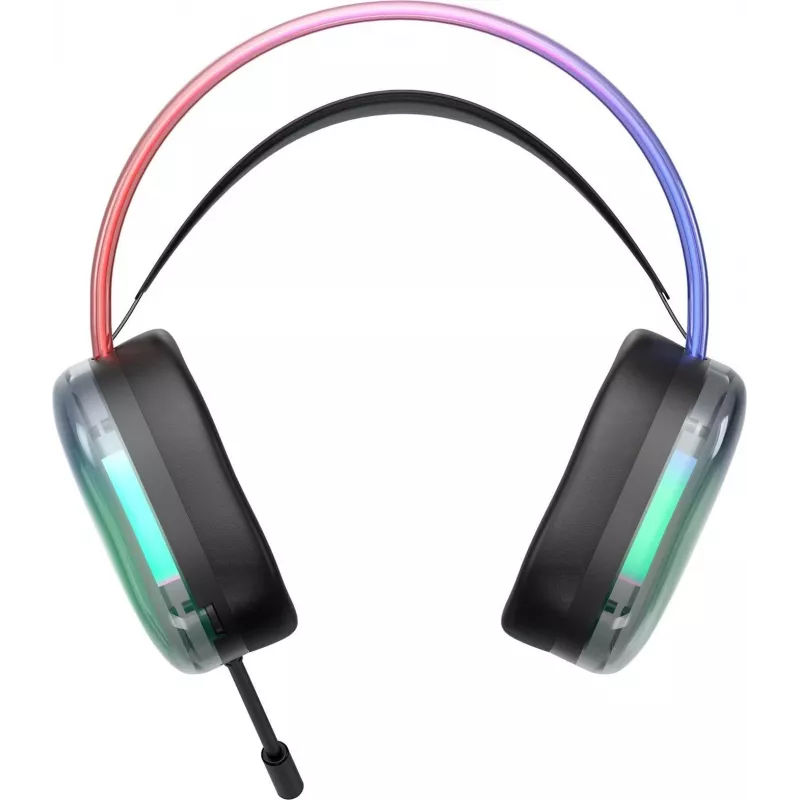 Deltaco Gaming DH230 Headset RGB Illuminated Semi-Transparent (GAM-186)