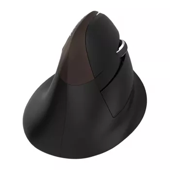 Delux M618 Mini Gold ergonomiskā pele - 2.4G / Bluetooth 5.0 / USB-C, 4000 DPI, labās rokas vertikālā