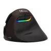 Delux M618 Mini Gold ergonomiskā pele - 2.4G / Bluetooth 5.0 / USB-C, 4000 DPI, labās rokas vertikālā
