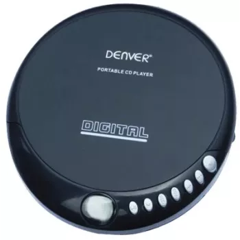 Denver DM-24 pārnēsājams CD atskaņotājs ar austiņām, melns