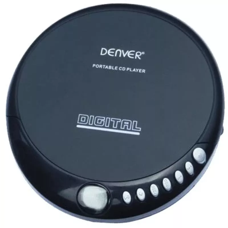 Denver DM-24 pārnēsājams CD atskaņotājs ar austiņām, melns