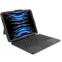 DEQSTER Prime tastatūras maciņš iPad Air 13 inch (M2/M3) - USB-C, izturīgs pret šļakatām, QWERTY, melns