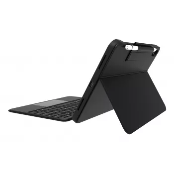 DEQSTER Smart Combo Touch Keyboard Case for iPad 10.9-inch (10th Gen, 2022) with Apple Smart Connector, German QWERTZ Layout, Black