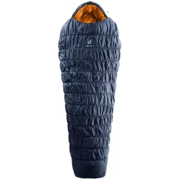 Deuter Exosphere -11 SL sieviešu guļammaiss (175 cm) - Ink/Maple, kreisais rāvējslēdzējs
