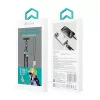 Devia 2-in-1 USB-C uz Lightning kabelis ar siksniņu 1.2m 27W Melns