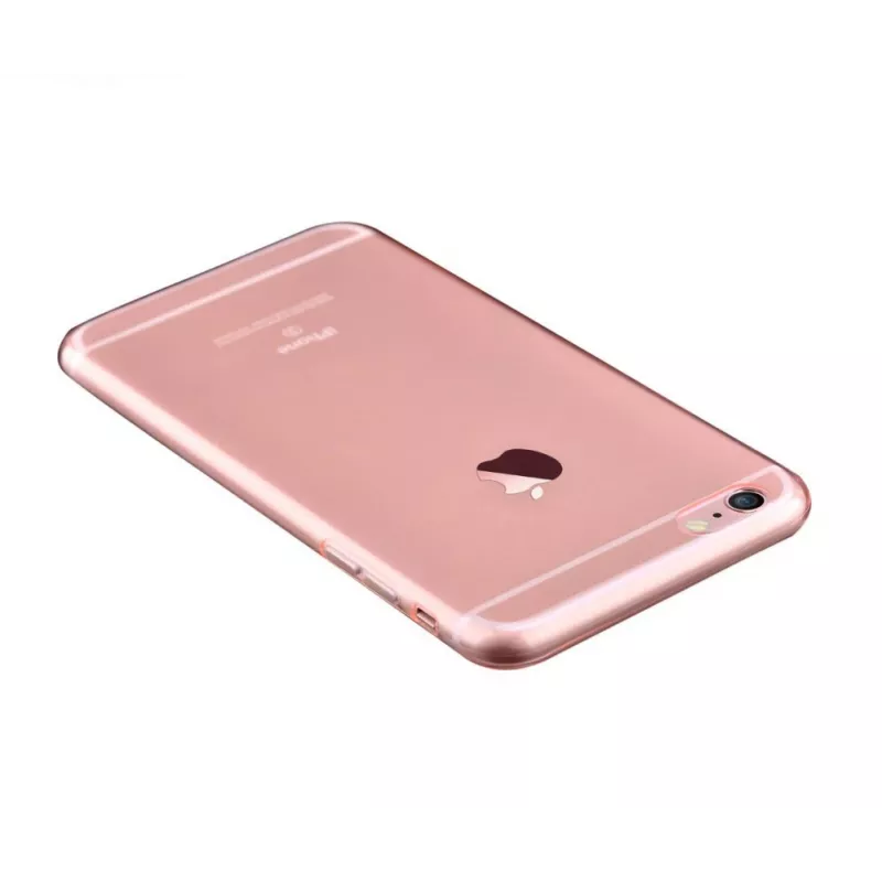Devia Apple iPhone 6/6s Naked Caurspīdīgs Rozā Zelts Aizmugurējais Vāciņš