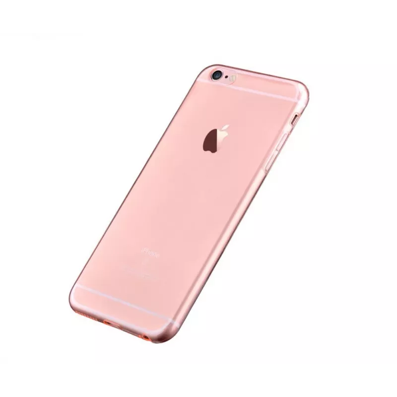 Devia Apple iPhone 6/6s Naked Caurspīdīgs Rozā Zelts Aizmugurējais Vāciņš