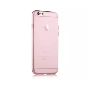 Devia Apple iPhone 6/6s Naked Caurspīdīgs Rozā Zelts Aizmugurējais Vāciņš