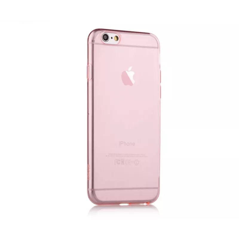 Devia Apple iPhone 6/6s Naked Caurspīdīgs Rozā Zelts Aizmugurējais Vāciņš