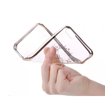 Devia Apple iPhone 6 Plus/6s Plus Crystal Iris Champagne Gold aizmugures vāciņš