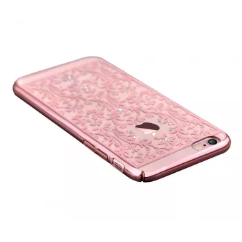 Devia Apple iPhone 7 Baroque ar Swarovski rozā zelta aizmugures vāciņš