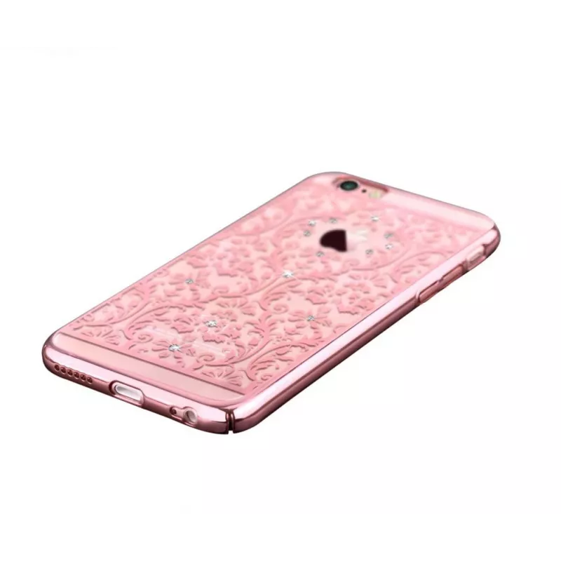 Devia Apple iPhone 7 Baroque ar Swarovski rozā zelta aizmugures vāciņš