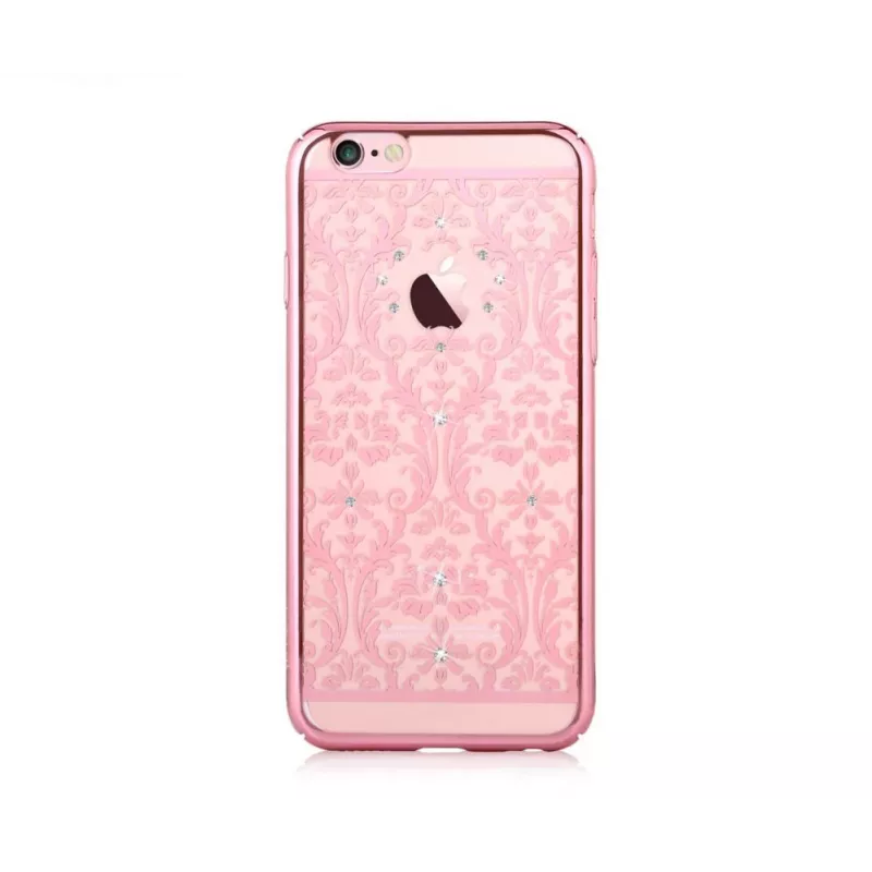 Devia Apple iPhone 7 Baroque ar Swarovski rozā zelta aizmugures vāciņš