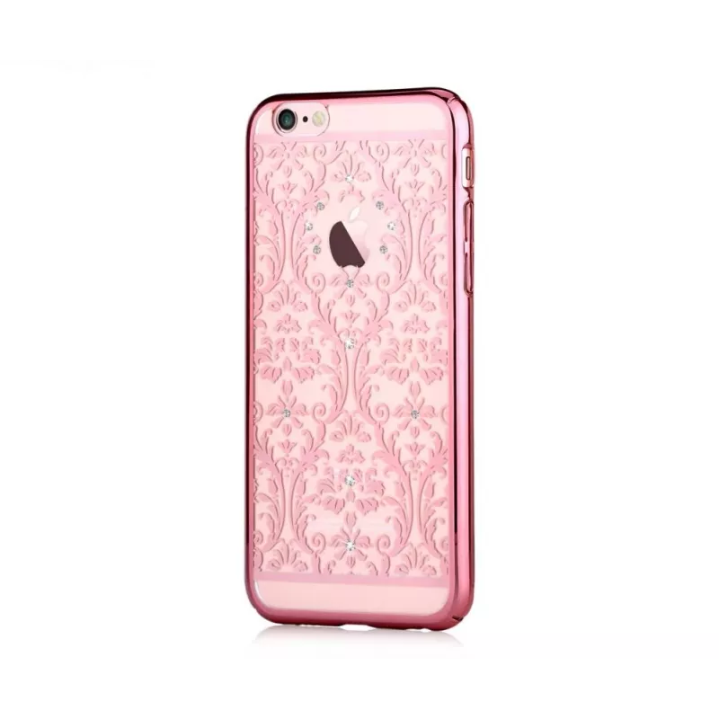 Devia Apple iPhone 7 Baroque ar Swarovski rozā zelta aizmugures vāciņš
