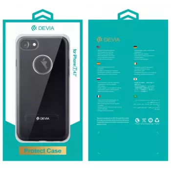 Devia Apple iPhone 7 iView Blue Flip Case ar Smart View logu un statīvu