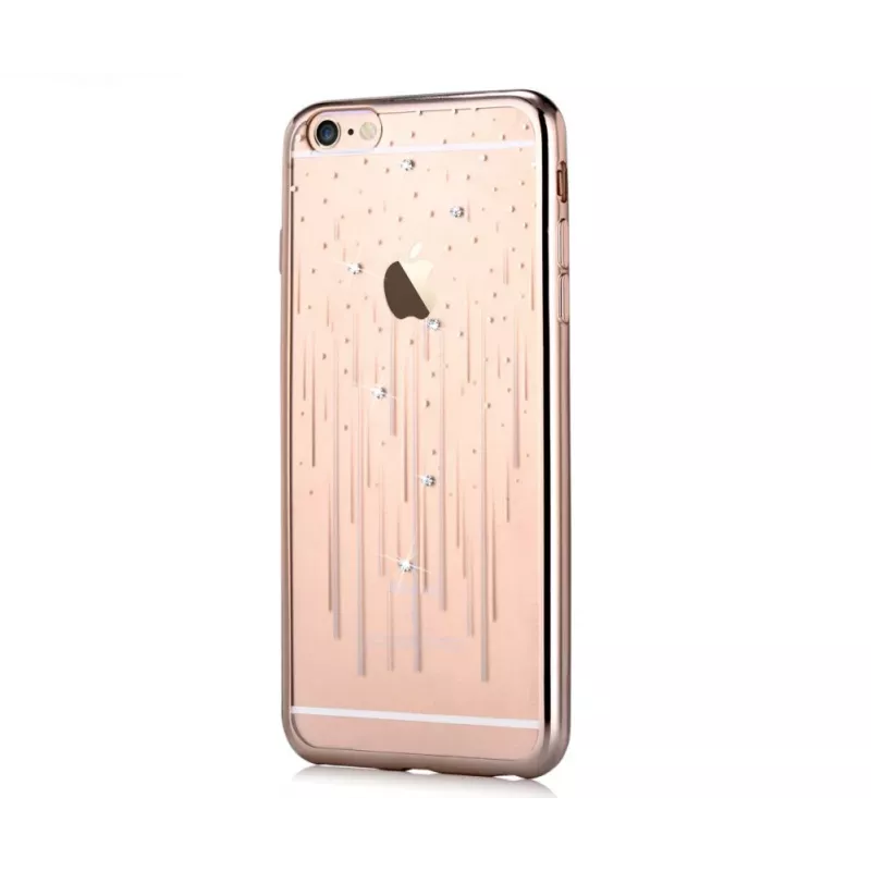 Devia Apple iPhone 7 Plus / 8 Plus Crystal Meteor Soft Case Champagne Gold