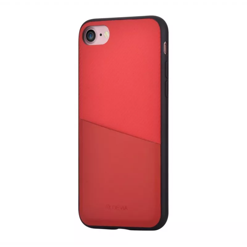 Devia Apple iPhone 7 Plus iWallet Maciņš Sarkans
