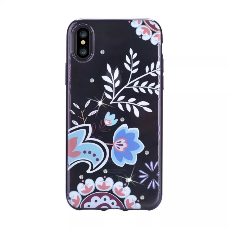Devia Apple iPhone X Crystal Blossom Case Black