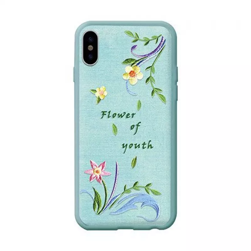 Devia Apple iPhone X Flower Embroidery Case