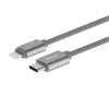 Devia Gracious USB-C to Lightning kabelis 1m Pelēks
