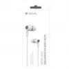 Devia Kintone vadu austiņas ar 3.5 mm ligzdu, baltas