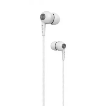Devia Kintone vadu austiņas ar 3.5 mm ligzdu, baltas