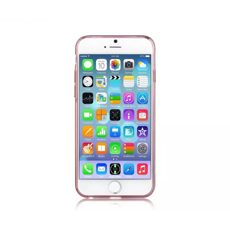 Devia Naked Series Ultra-Thin Translucent Matte Back Cover for Apple iPhone 7 / 8 - Rose Gold