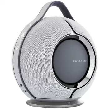 Devialet Mania ar dokstaciju pelēks JE832 360° stereo pārnēsājams viedais skaļrunis