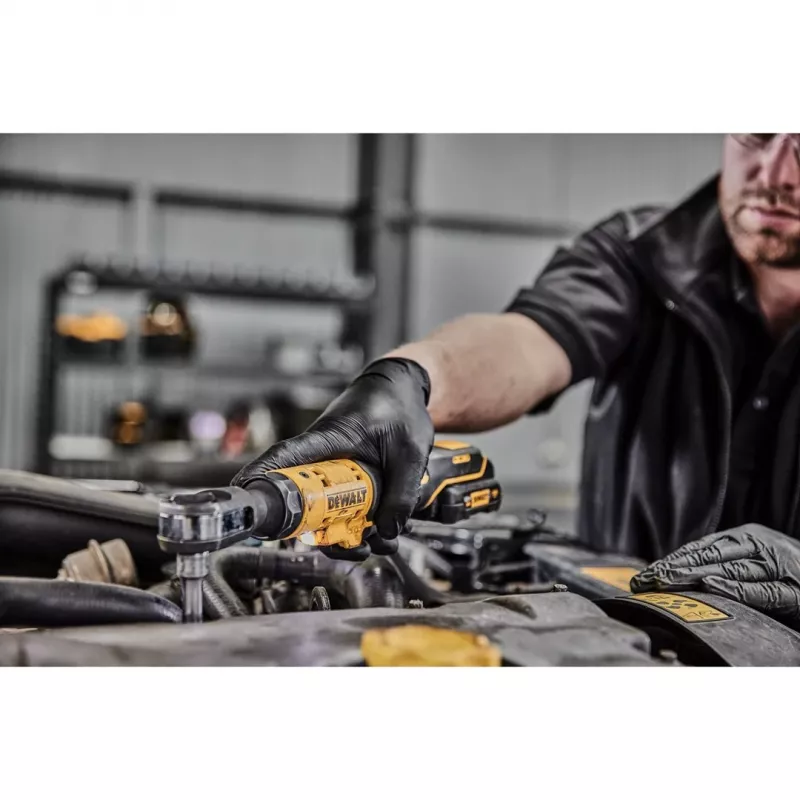 DEWALT 12V XR bezsuku 1/4 collu sprūdrata uzgriežņu atslēga DCF504N (bez akumulatora)