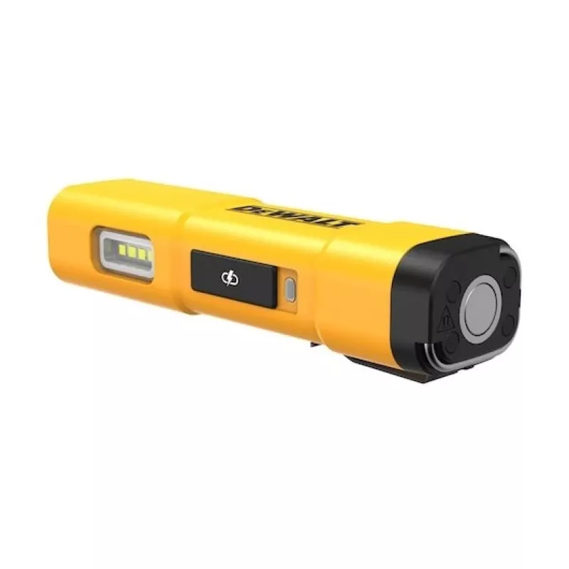 DEWALT BD-DCL183 LED lukturis 1300 lūmeni, IPX4 izturīgs pret šļakatām, aviācijas klases alumīnijs, melns