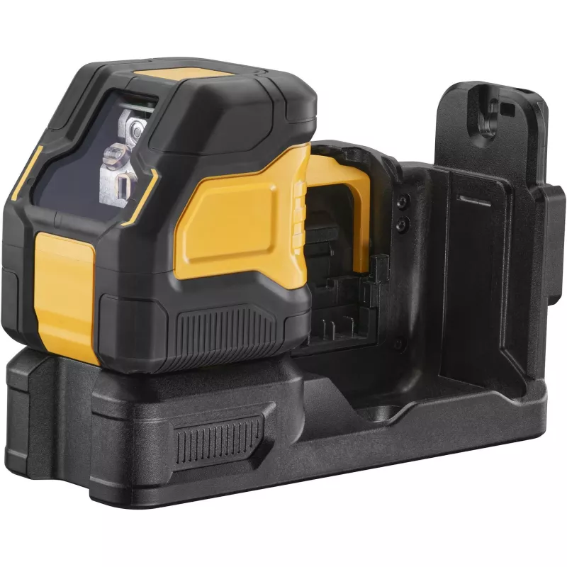 DEWALT Cross Line Laser DCE088NG18, 12/18V (Melns/Dzeltens, Bez Akumulatora un Lādētāja, Zaļas Lāzera Līnijas, T STAK Kaste)
